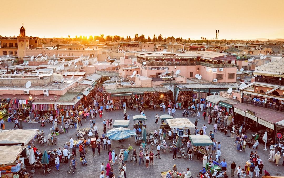 Seasonal Travel in Marrakech, Morocco: Jemaa El-Fnaa at Night