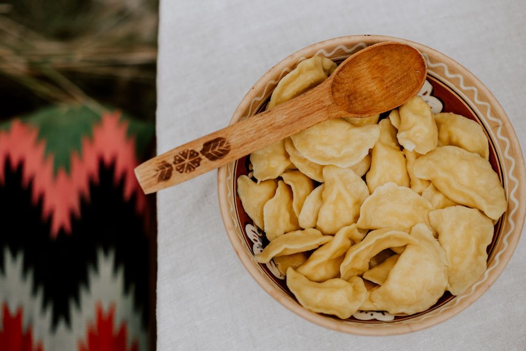 pierogi krakow polish dumplings restaurant plate landscape